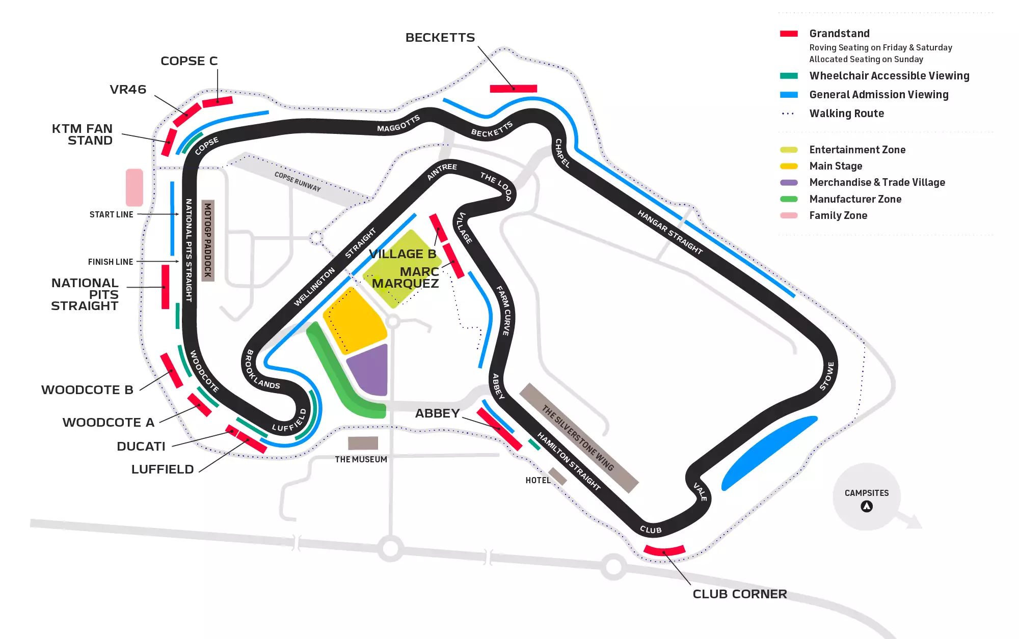 Silverstone British Grand Prix MOTOGP Parking 2021 From £5 Per Car